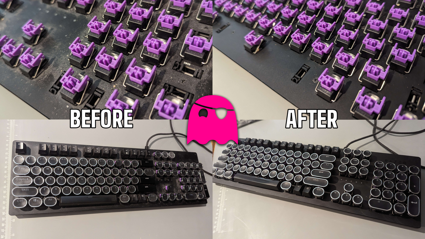 Mechanical Keyboard Cleaning